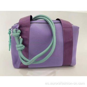 Bolsas o estuches deportivos de material de nailon morado